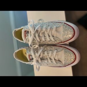 Bridal Converse. Women’s size 8
